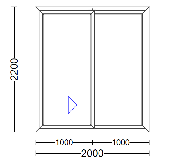 پنجره دوجداره upvc کشویی ویستابست