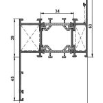 پنجره آلومینیومی دورکوب دار