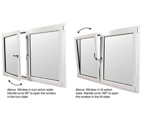 بازشوی پنجره upvc