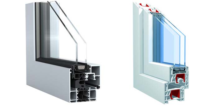 عرض و ارتفاع استاندارد پنجره دوجداره کشویی