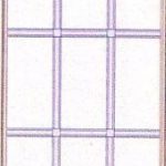 شیشه دوجداره جورجین بار جهت پنجره دوجداره- Georgian bar double glazed