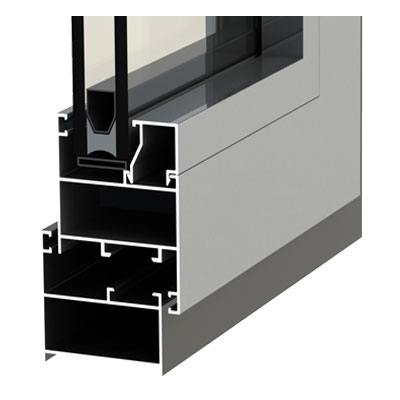 پنجره آلومینیومی معمولی و نرمال 